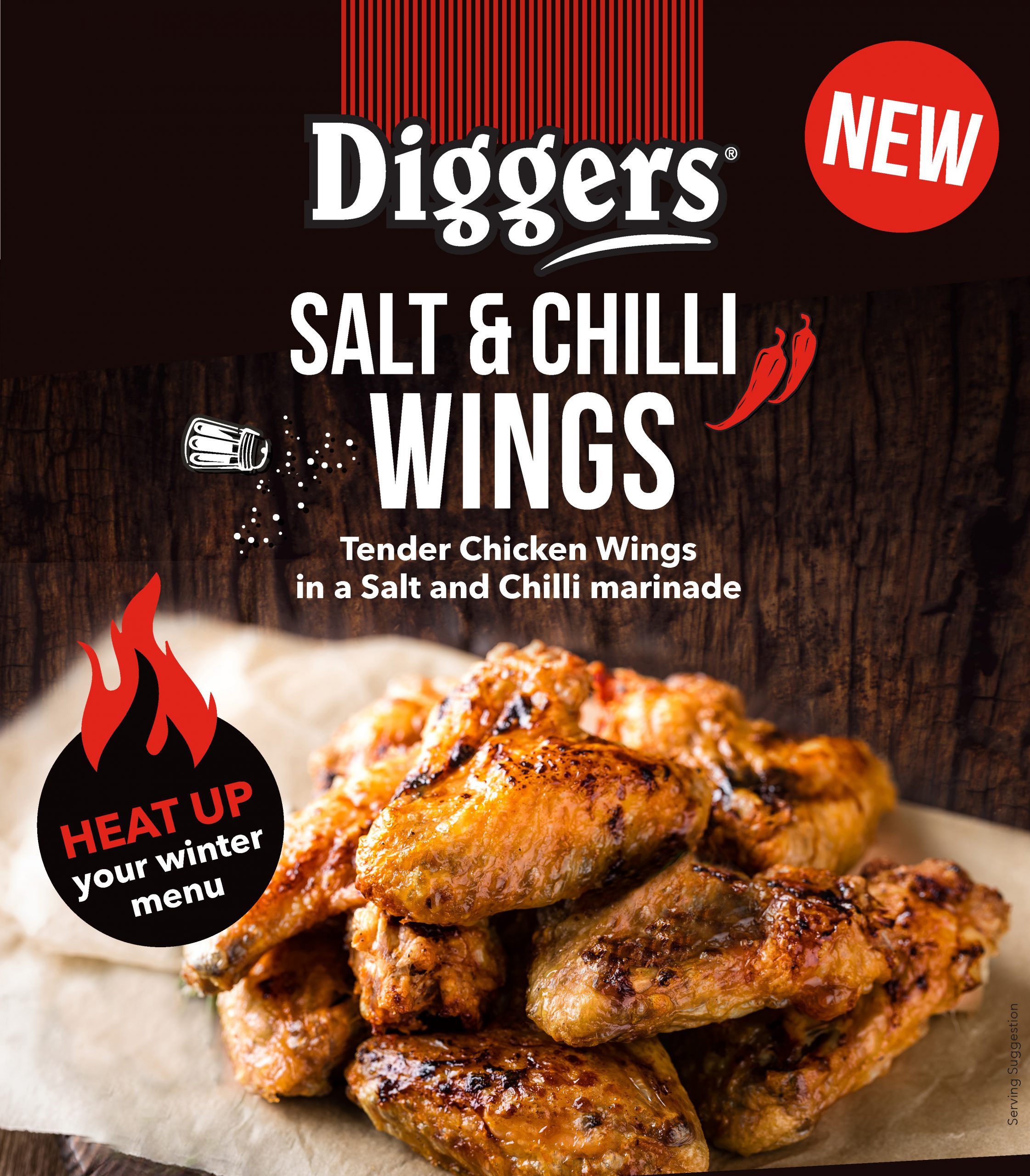 New Product Alert! Diggers Salt & Chilli Wings Express Foods NI